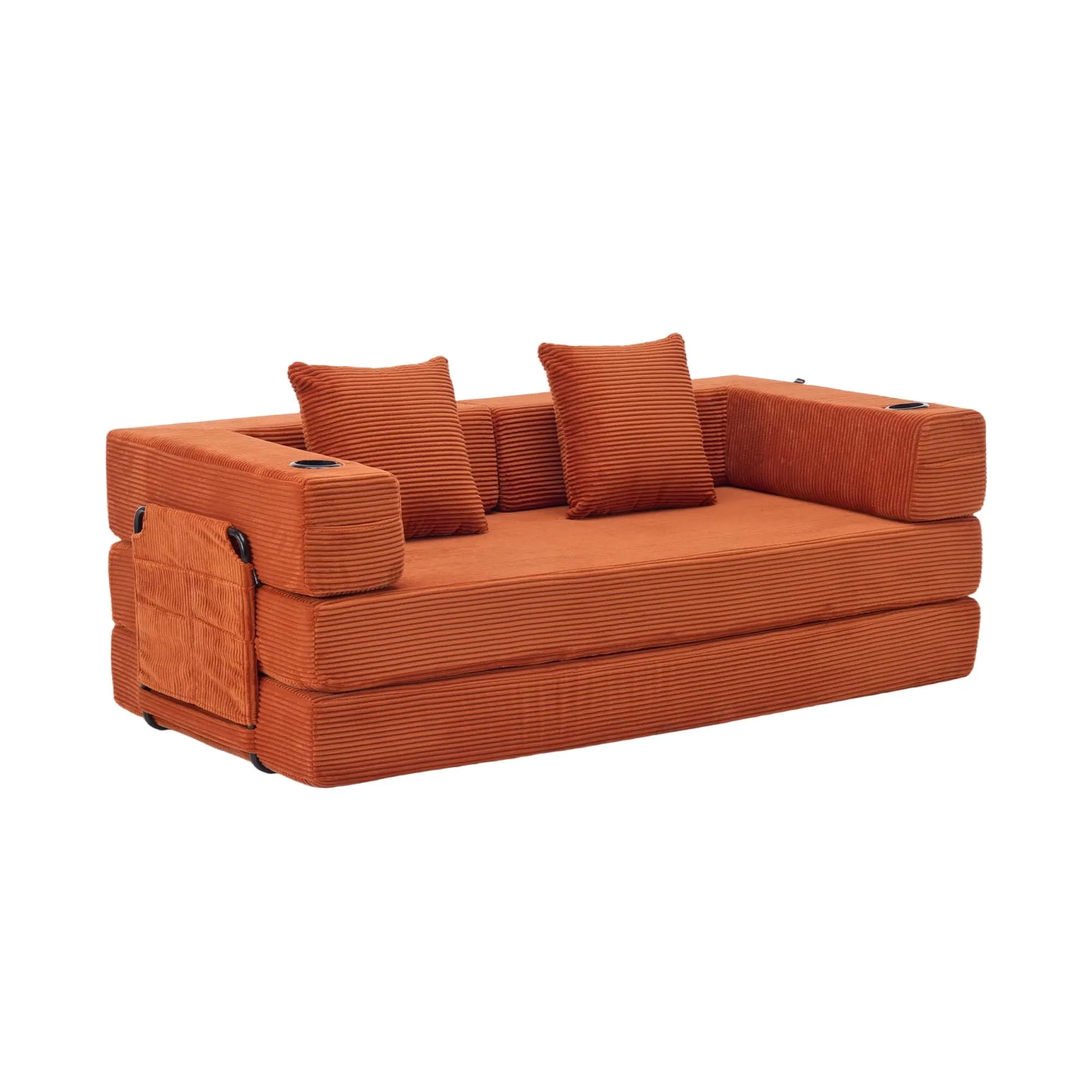 Selene Compressed Modular Sofa Bed-14.2" Seat Height - Image 16
