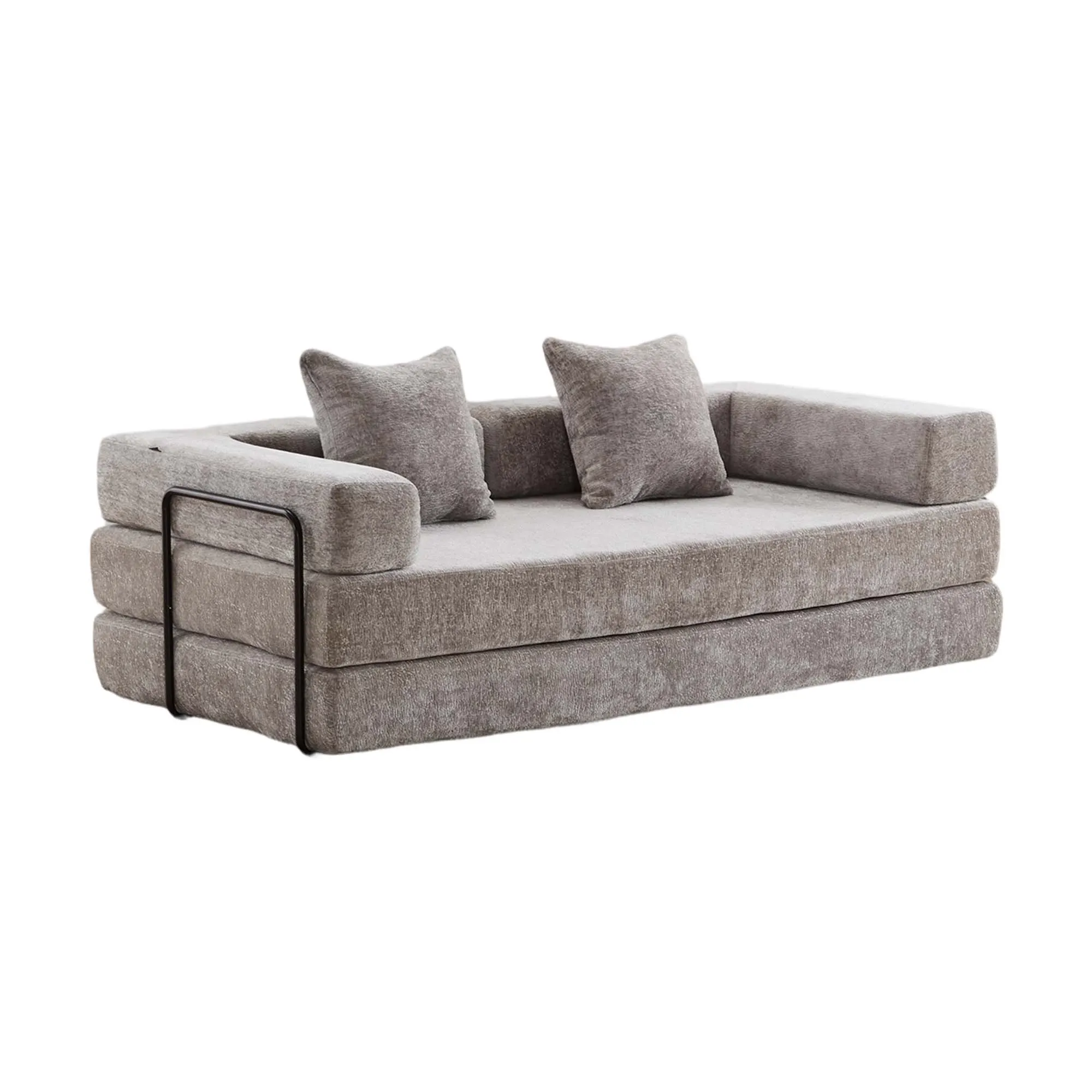 Selene Compressed Modular Sofa Bed-14.2" Seat Height - Image 186