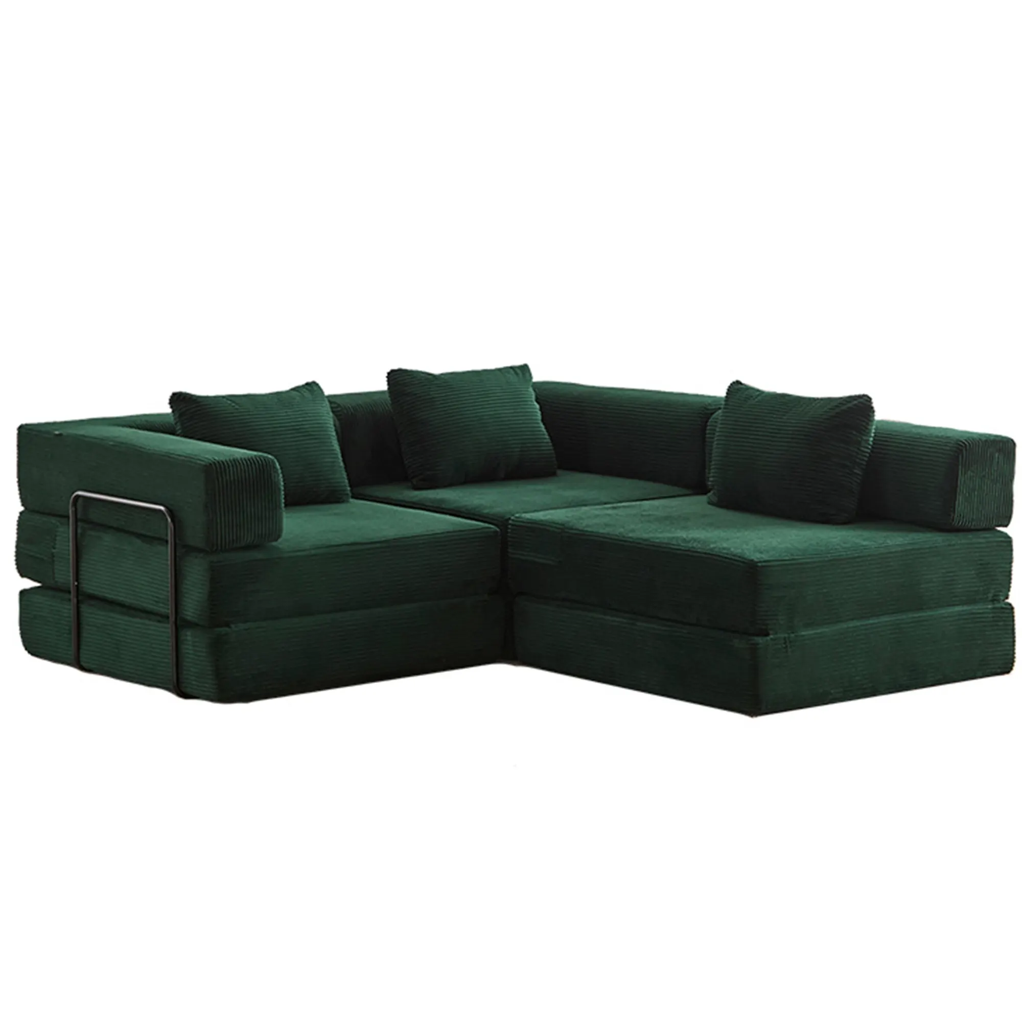 Selene Compressed Modular Sofa Bed-14.2" Seat Height - Image 223