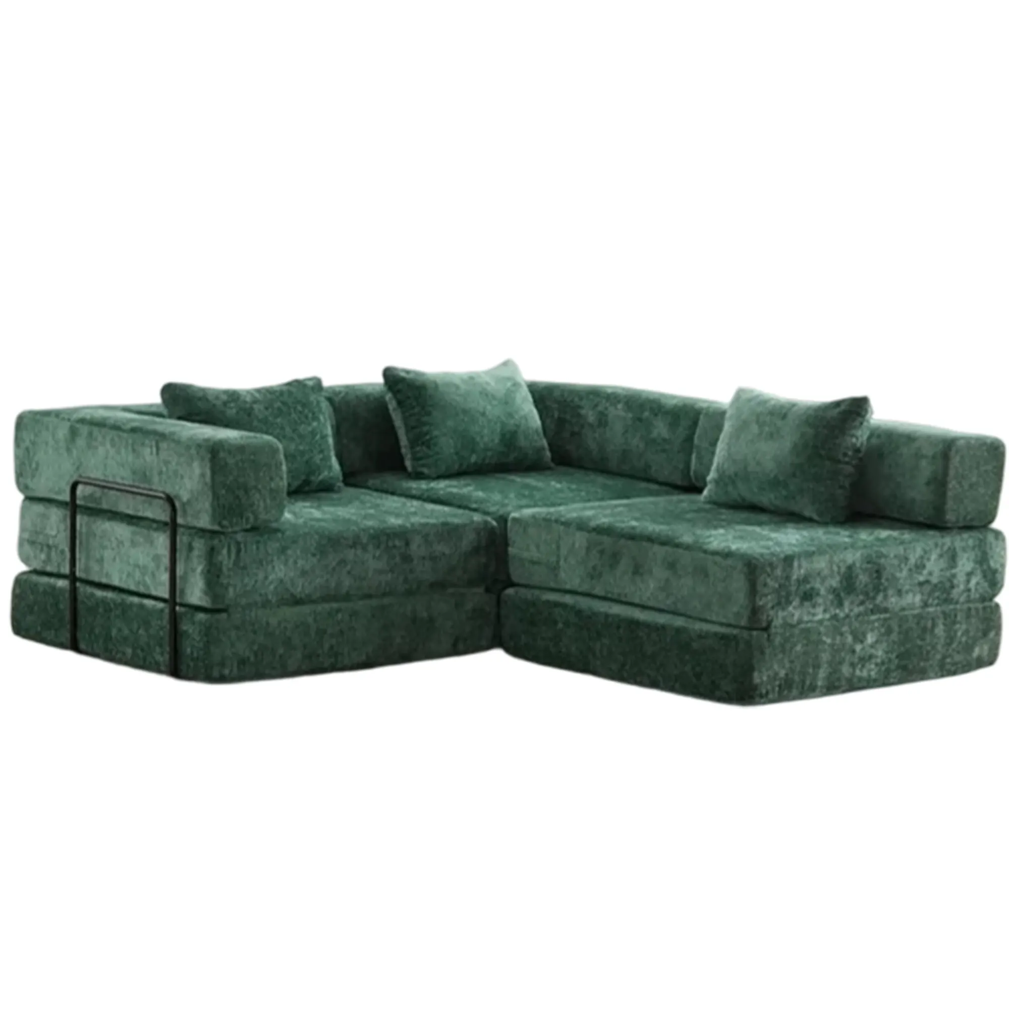 Selene Compressed Modular Sofa Bed-14.2" Seat Height - Image 229