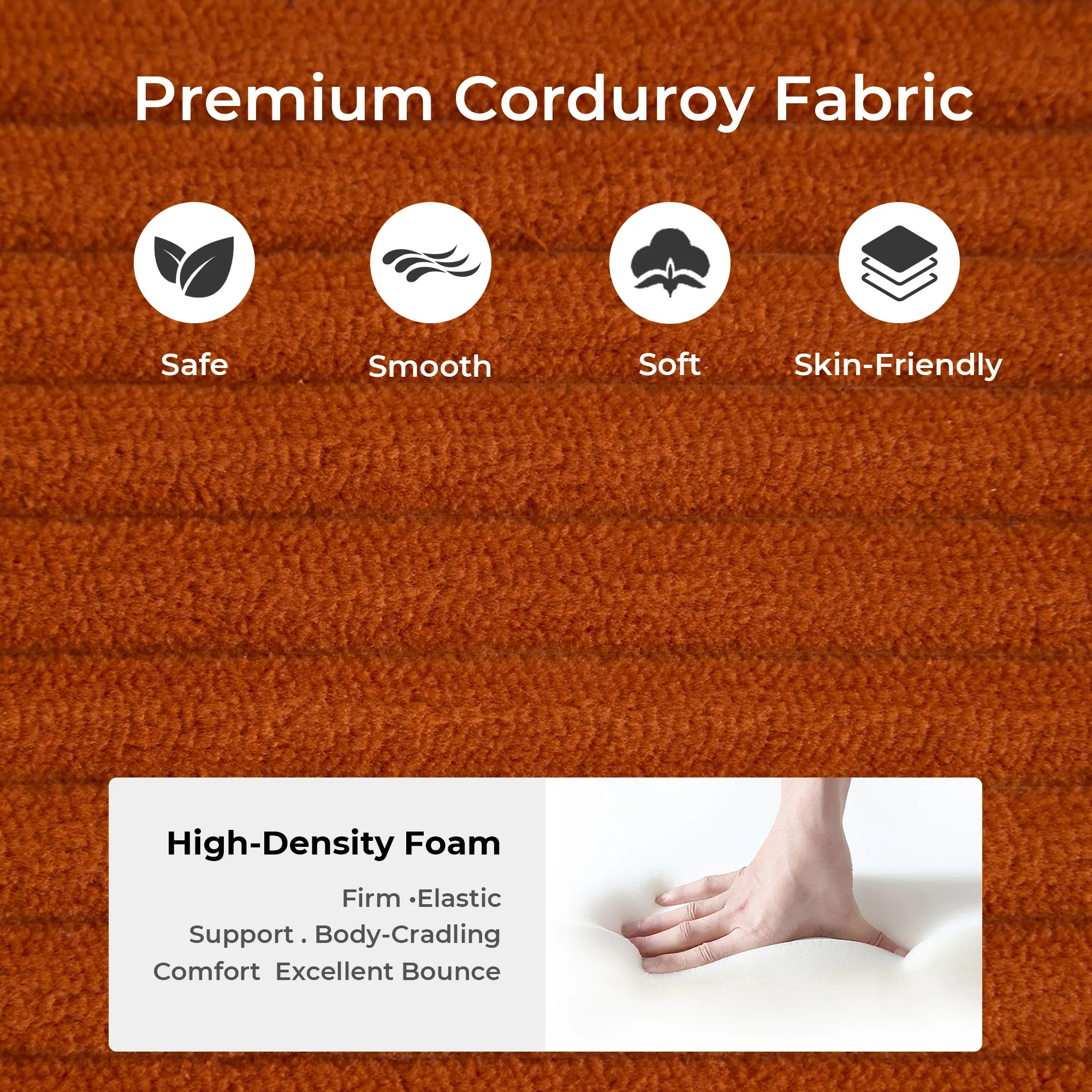 Selene Compressed Modular Sofa Bed-14.2" Seat Height - Image 247