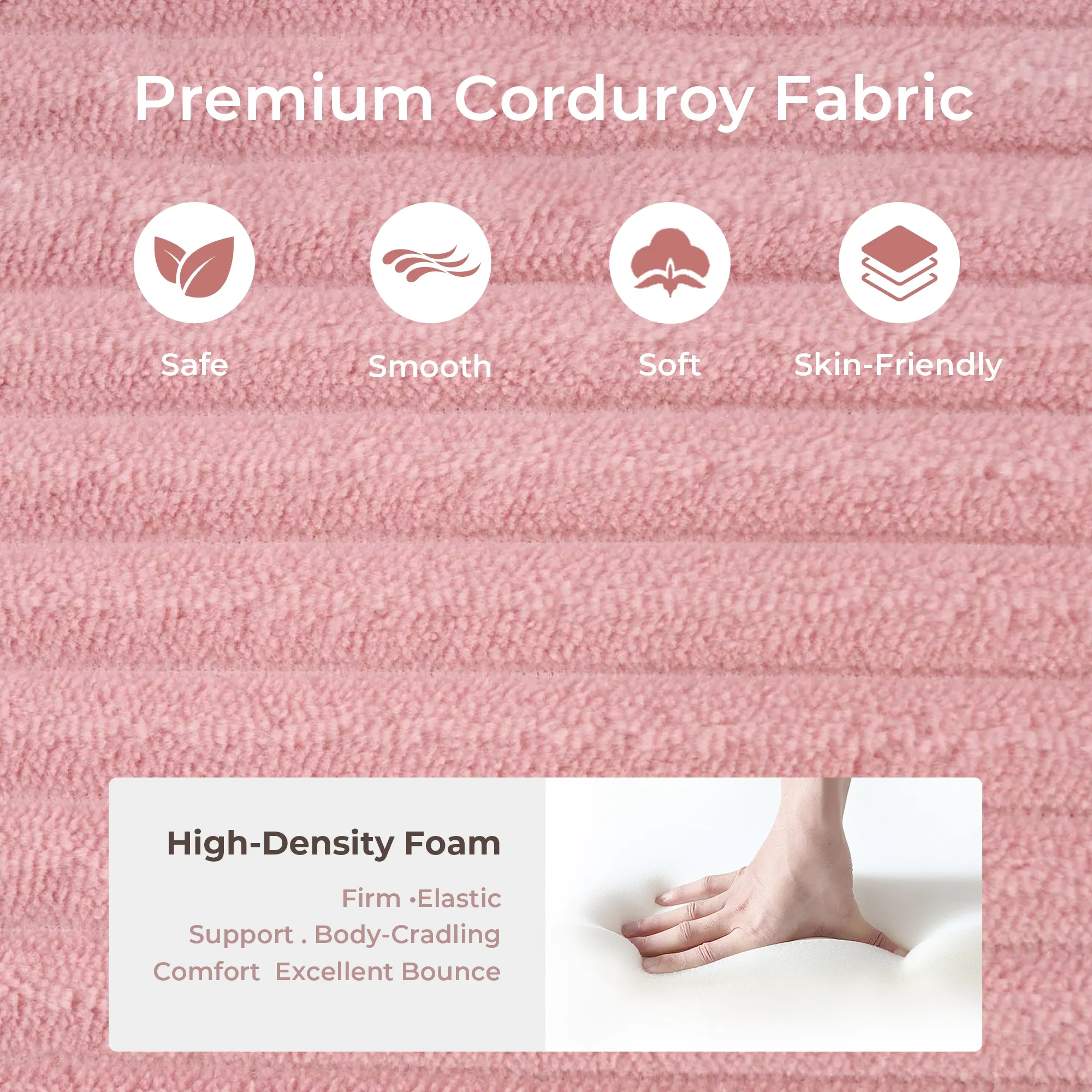 Selene Compressed Modular Sofa Bed-14.2" Seat Height - Image 37