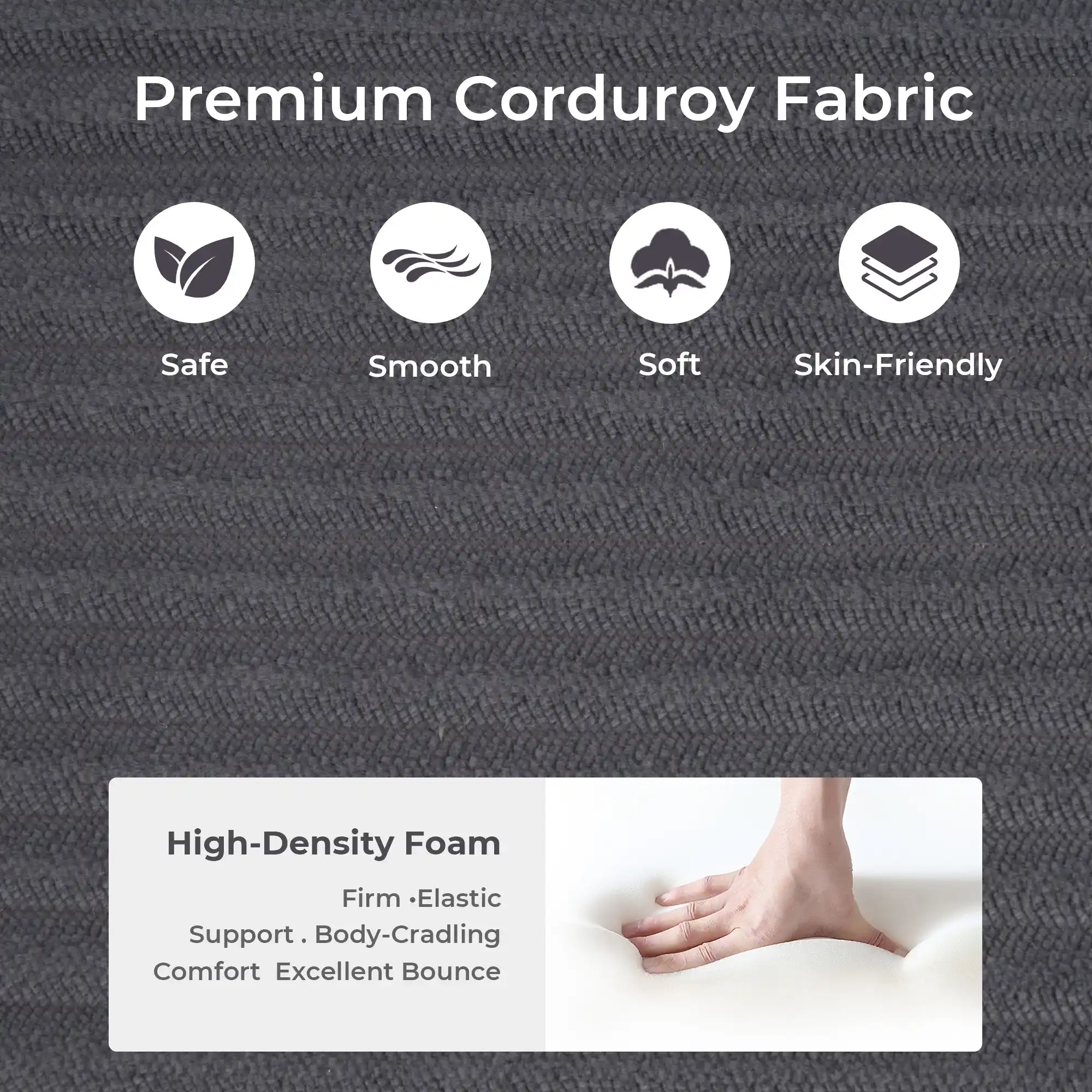 Selene Compressed Modular Sofa Bed-14.2" Seat Height - Image 57