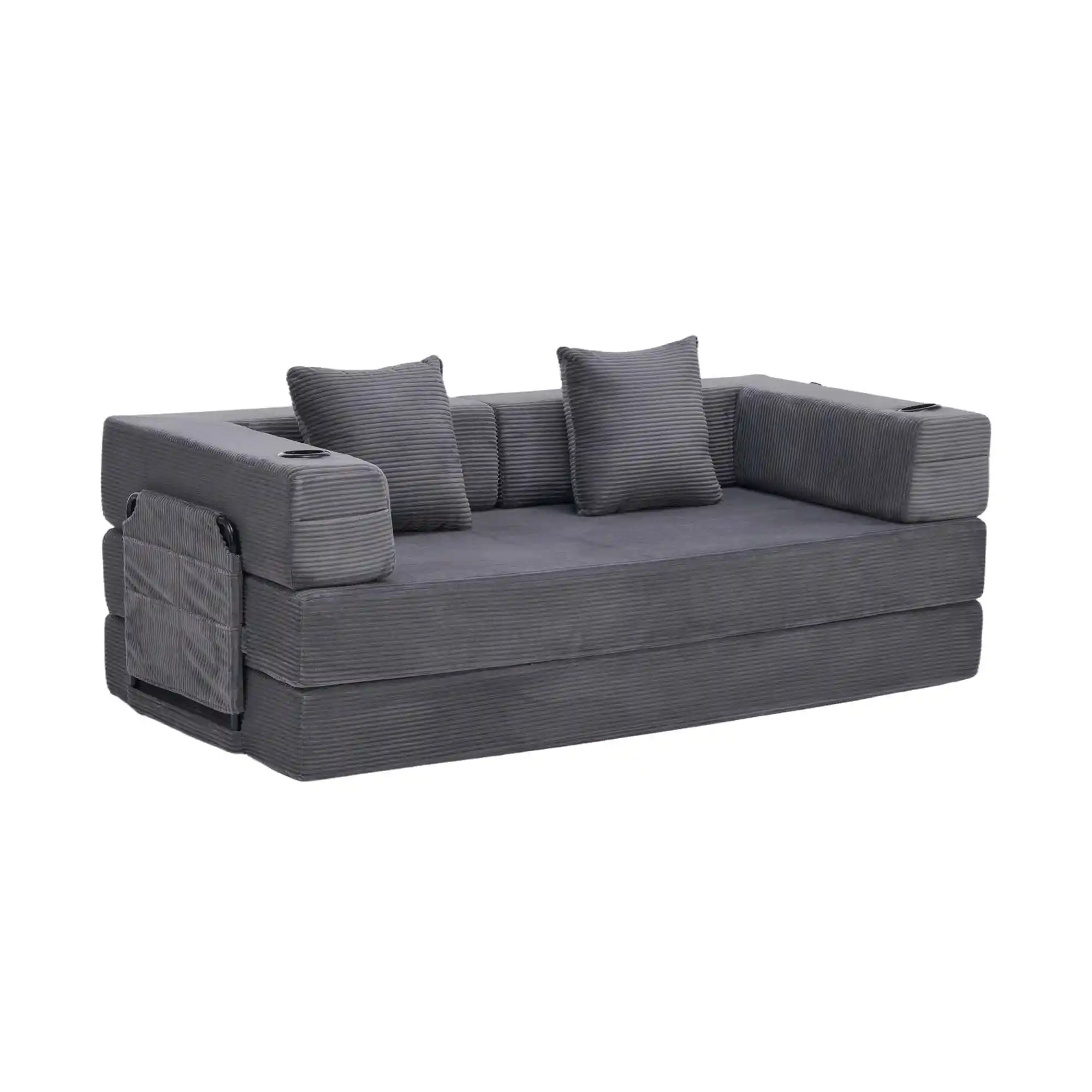 Selene Compressed Modular Sofa Bed-14.2" Seat Height - Image 60