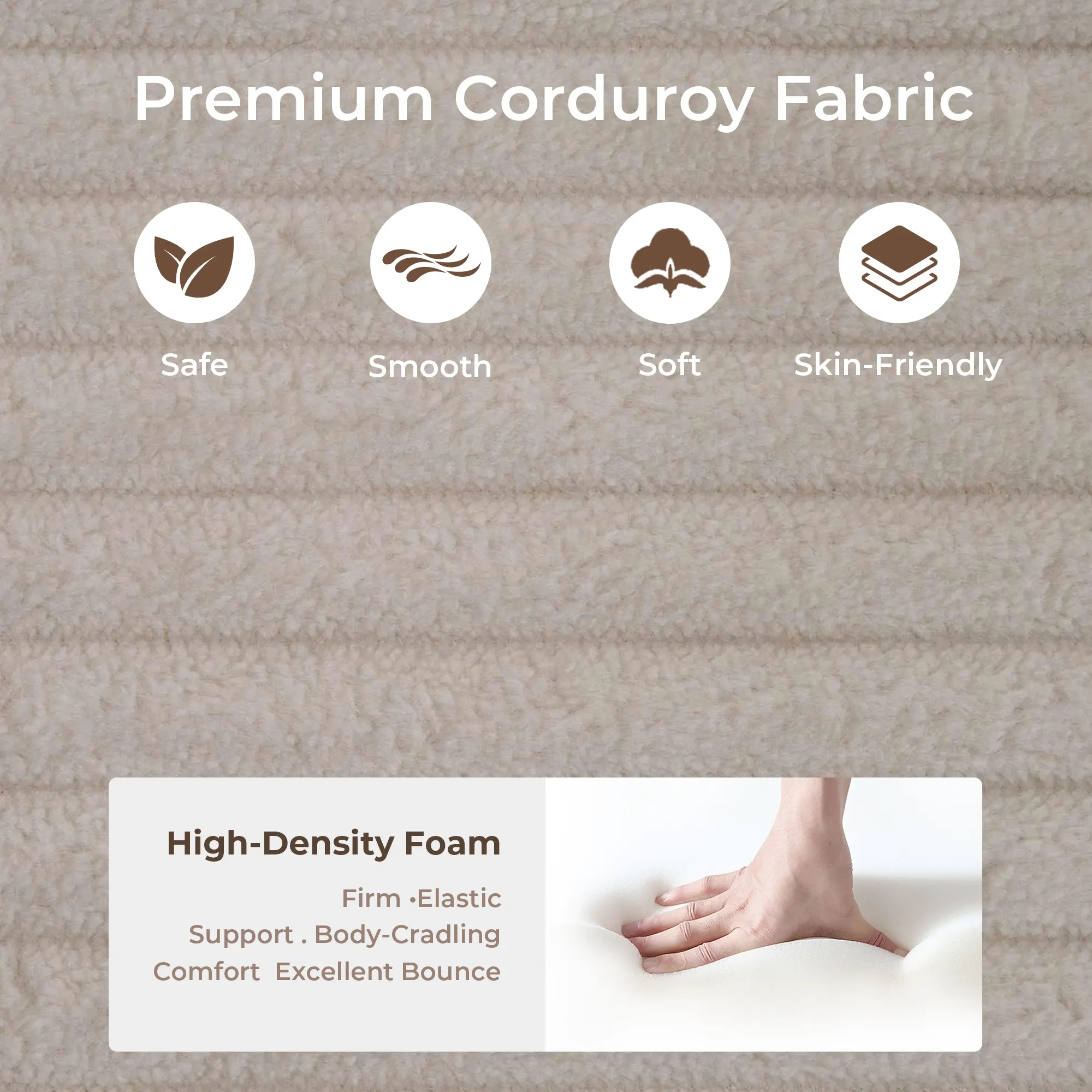 Selene Compressed Modular Sofa Bed-14.2" Seat Height - Image 71