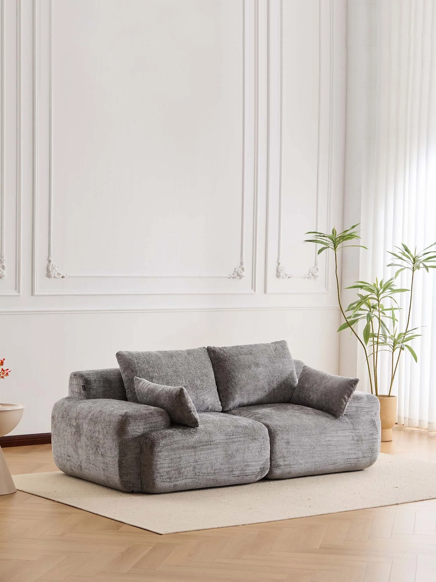 Zeus Compressed Sectional Sofa with Ottoman - Image 24