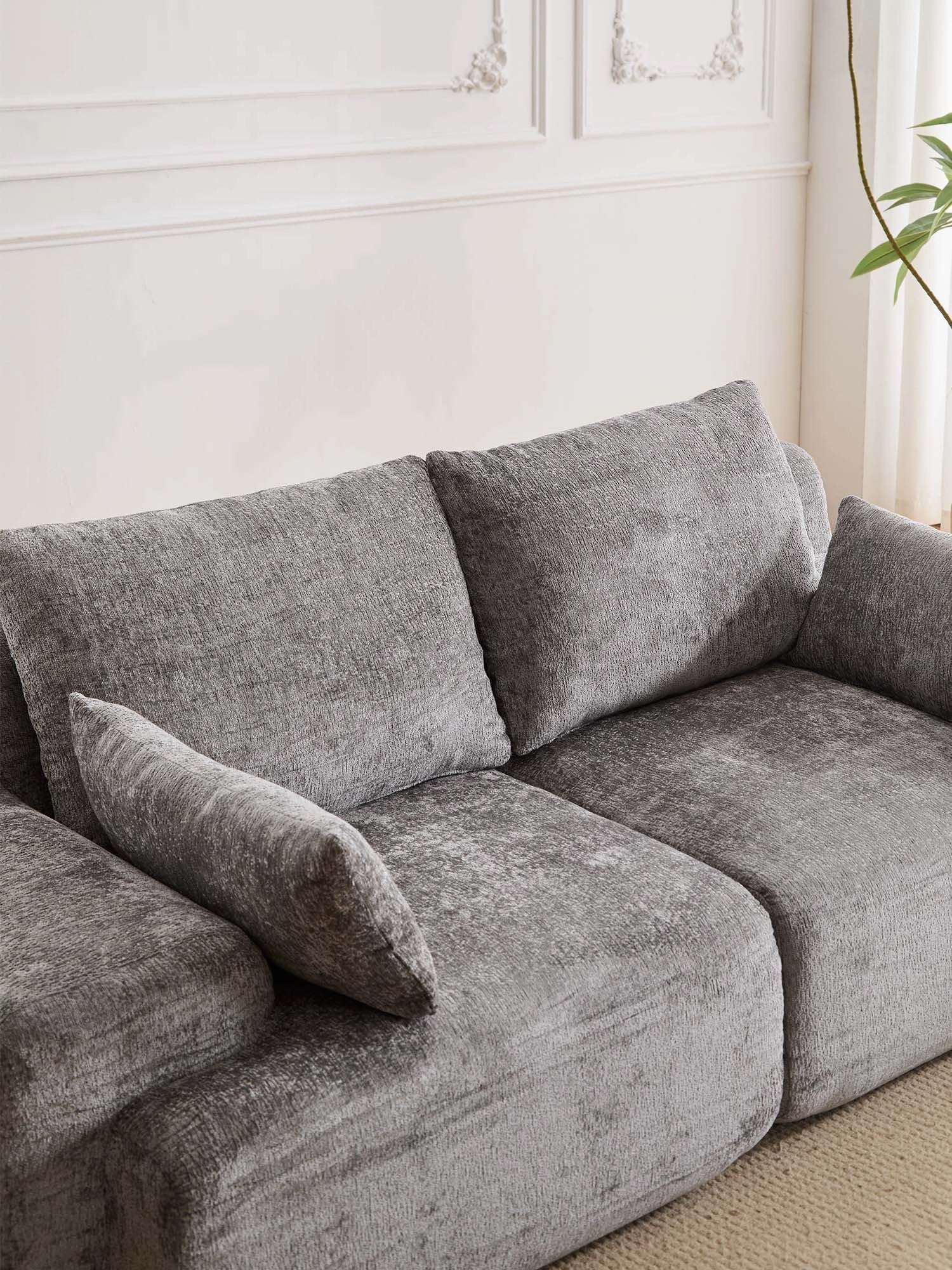 Zeus Compressed Sectional Sofa with Ottoman - Image 29