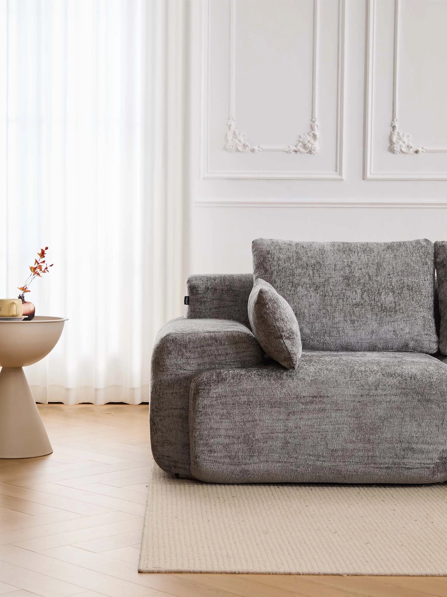 Zeus Compressed Sectional Sofa with Ottoman - Image 31