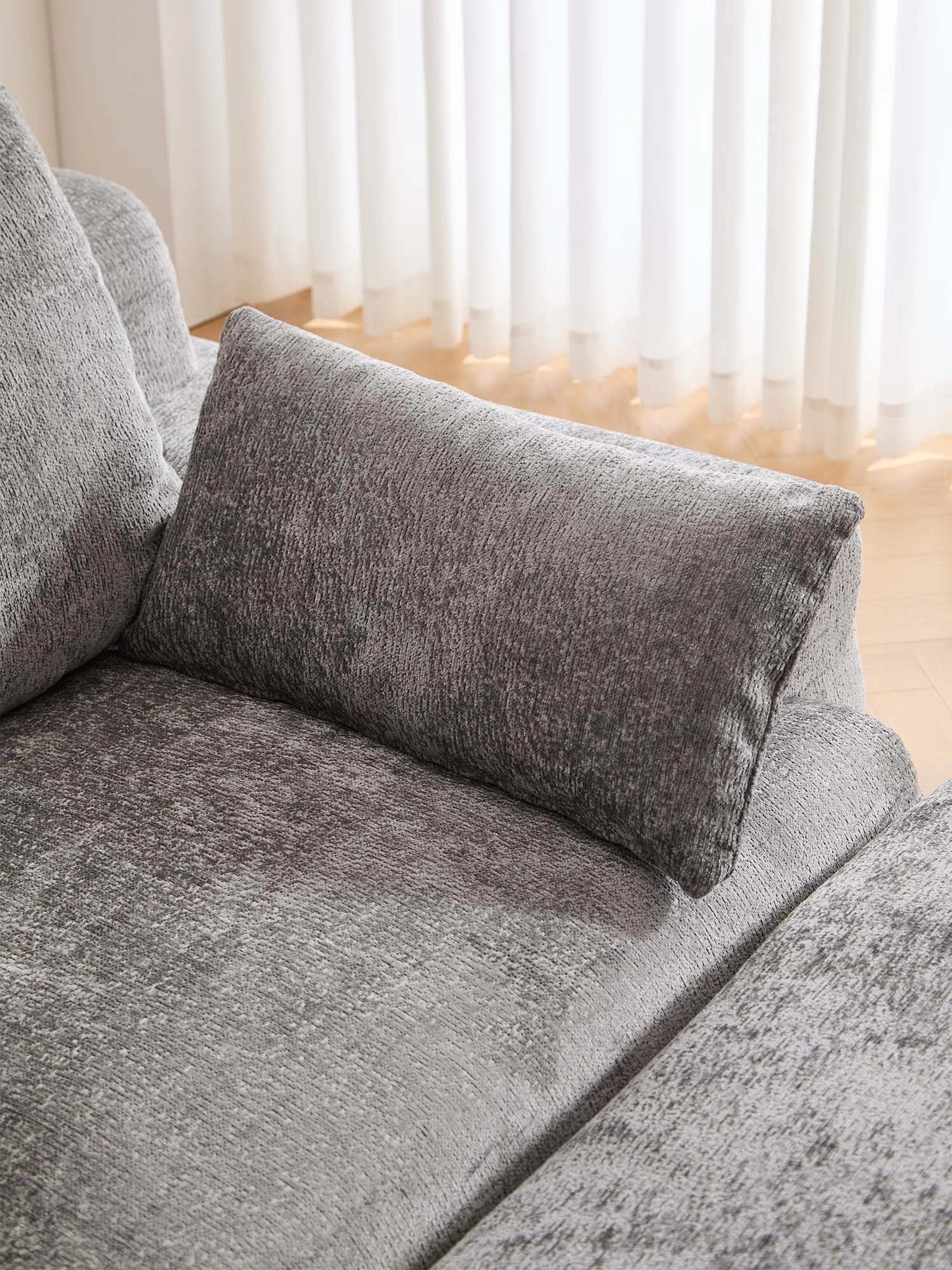 Zeus Compressed Sectional Sofa with Ottoman - Image 35