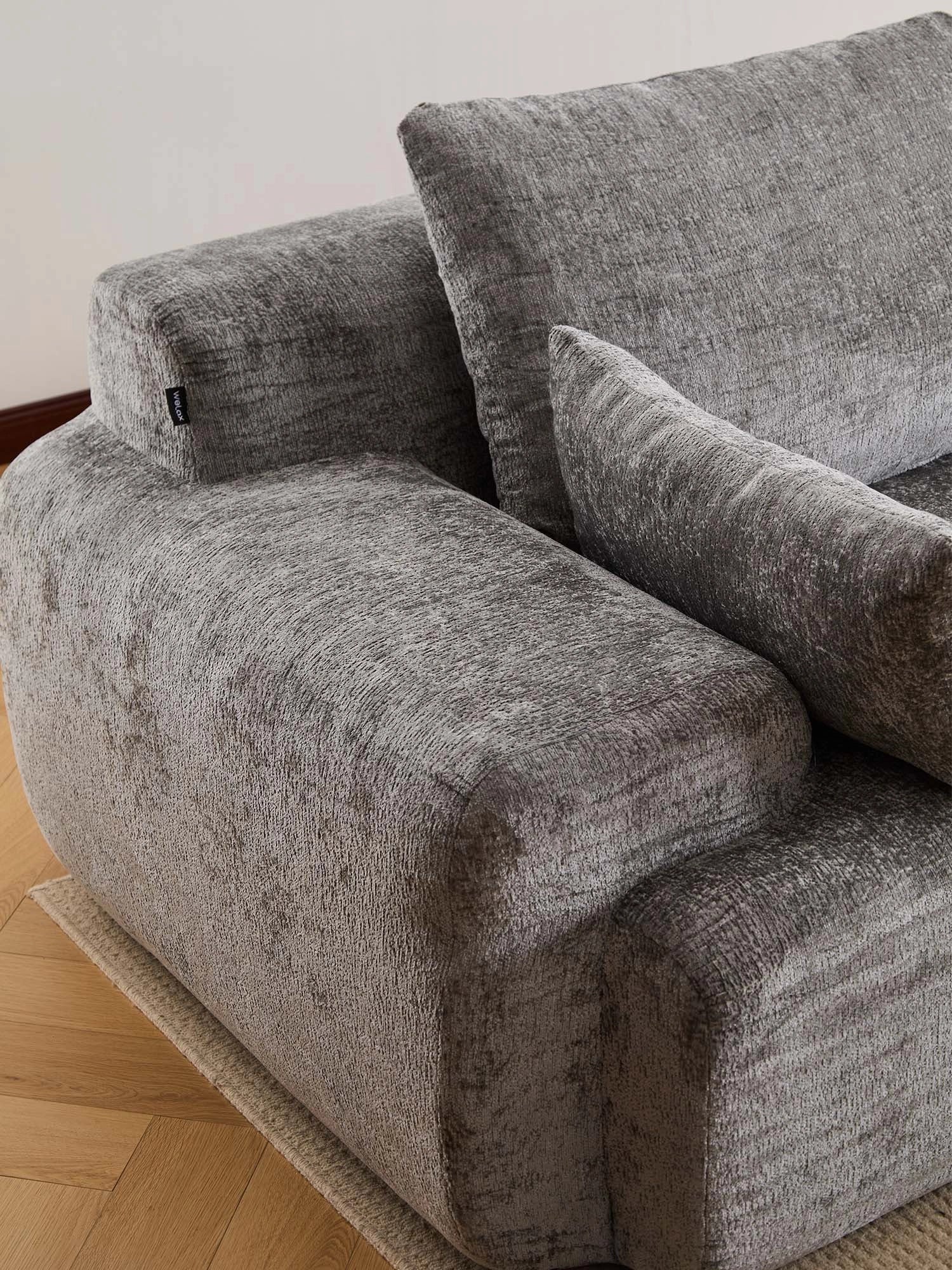 Zeus Compressed Sectional Sofa with Ottoman - Image 37