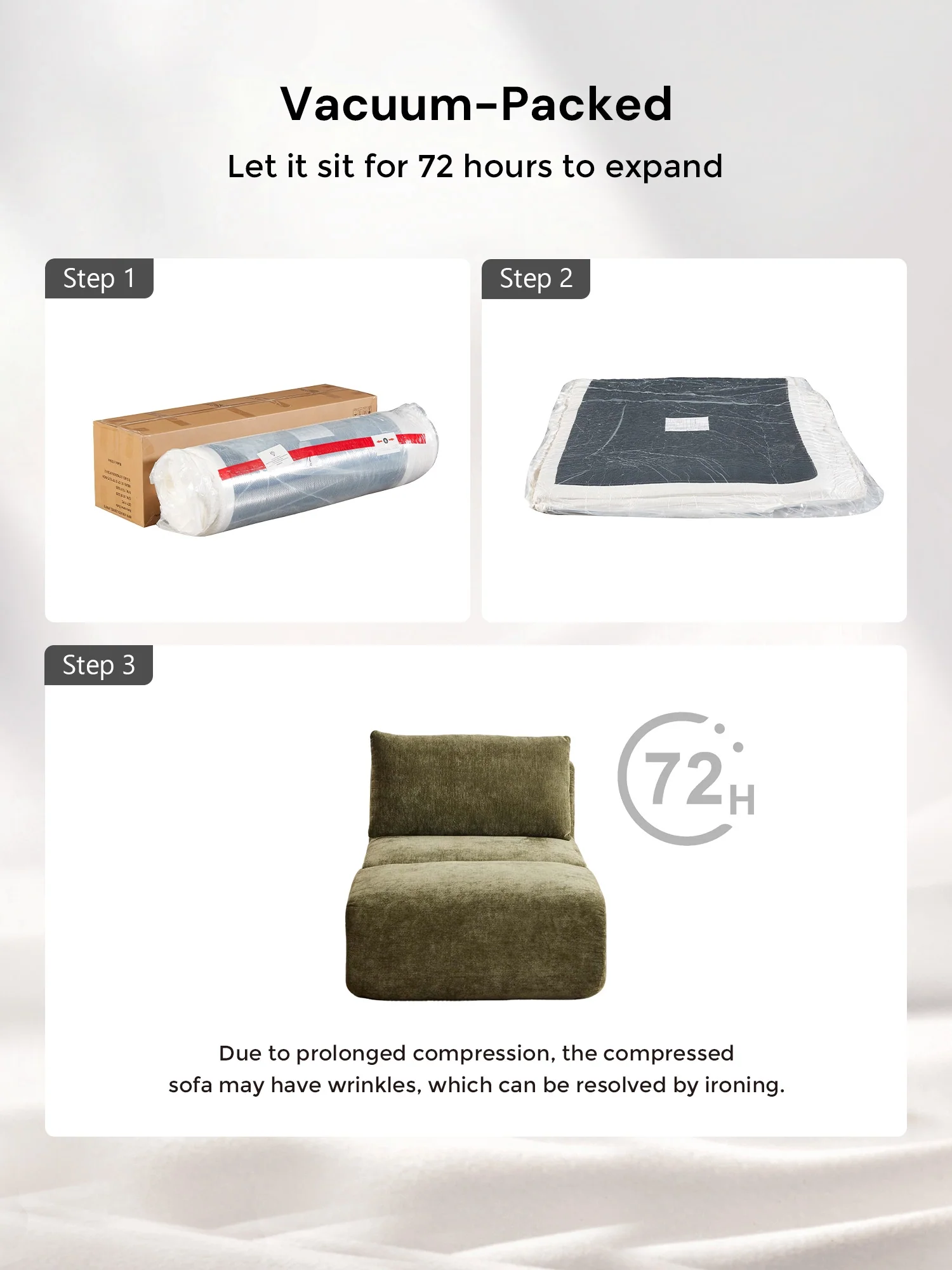 Zeus Compressed Sectional Sofa with Ottoman - Image 38