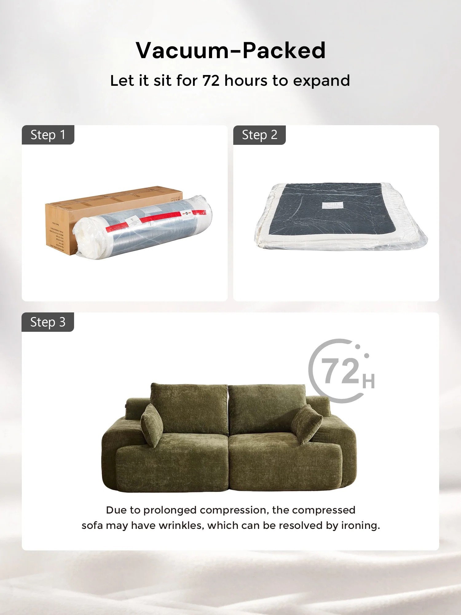 Zeus Compressed Sectional Sofa with Ottoman - Image 40