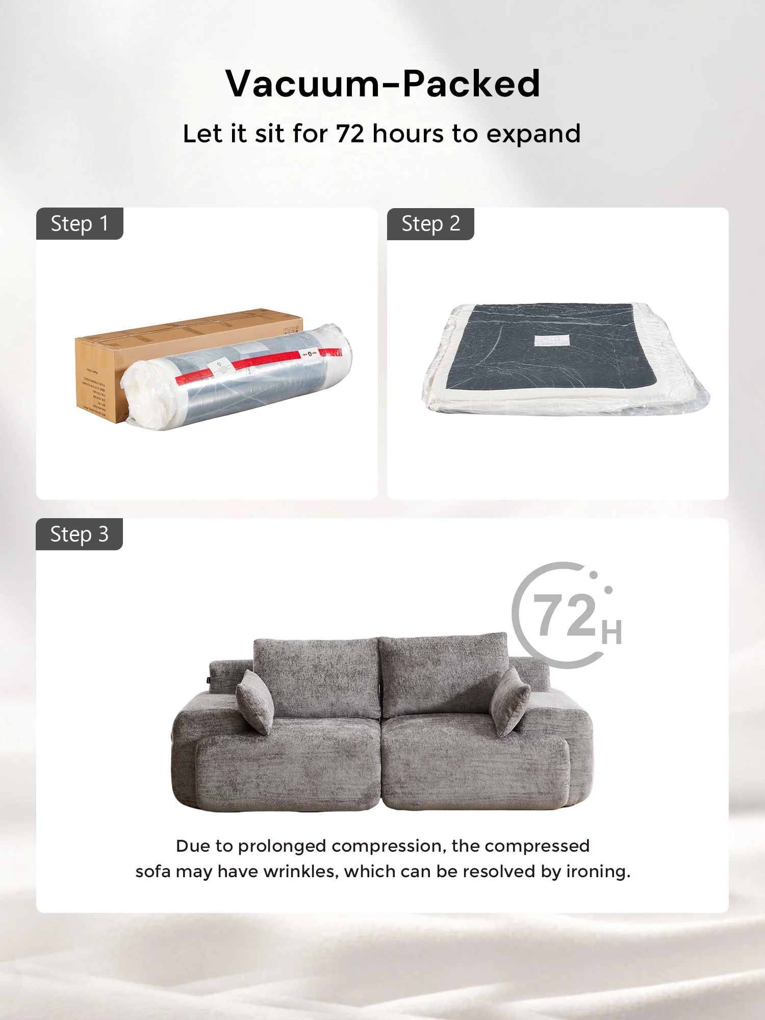 Zeus Compressed Sectional Sofa with Ottoman - Image 46