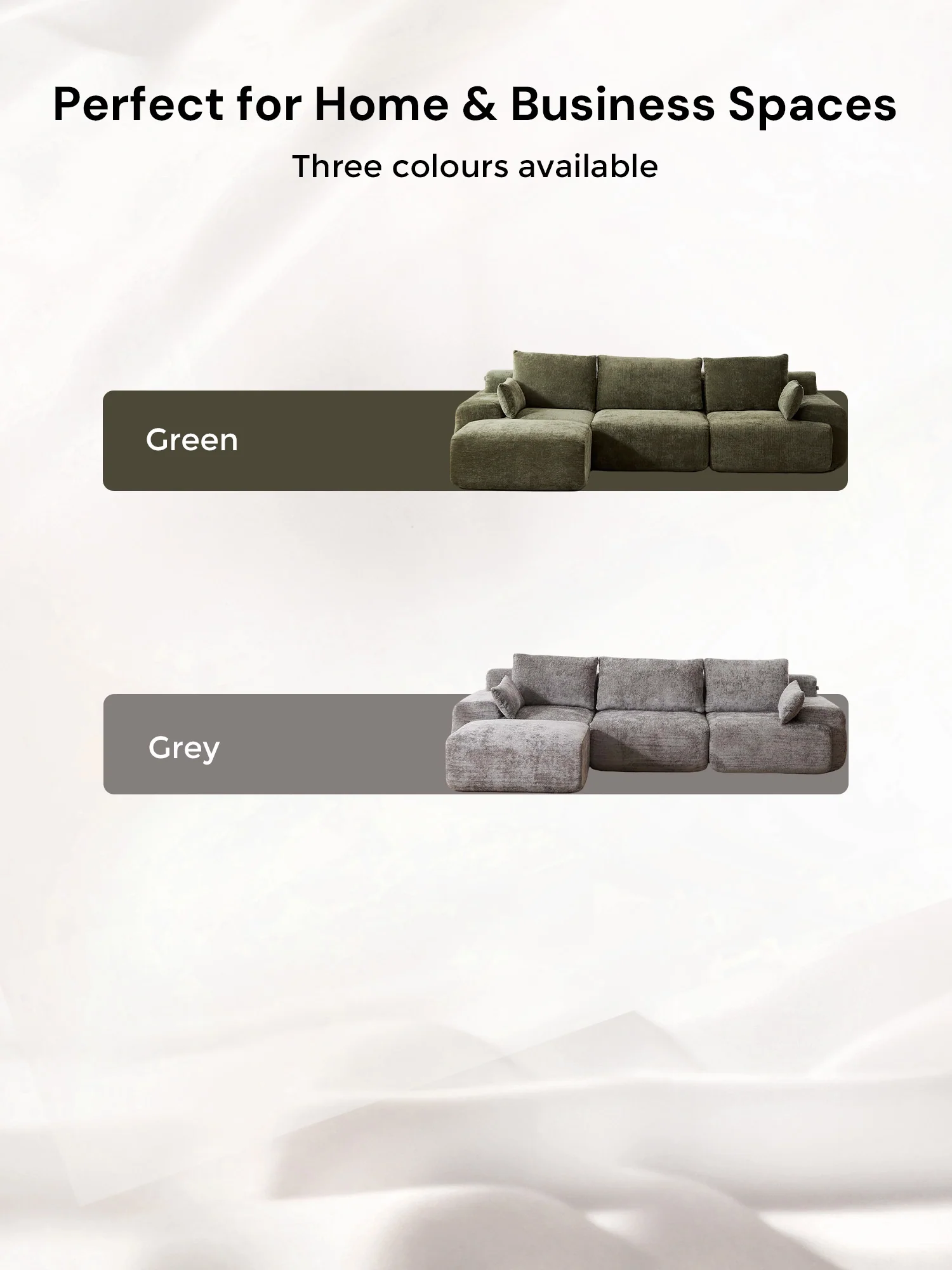 Zeus Compressed Sectional Sofa with Ottoman - Image 47